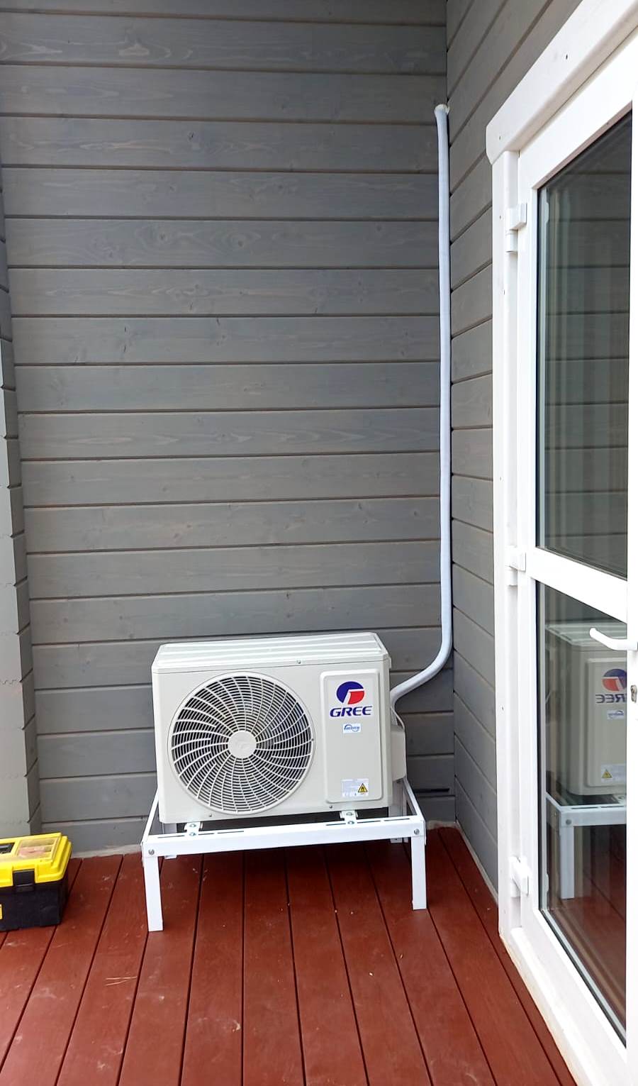 Установка кондиционеров в пос. Калининец