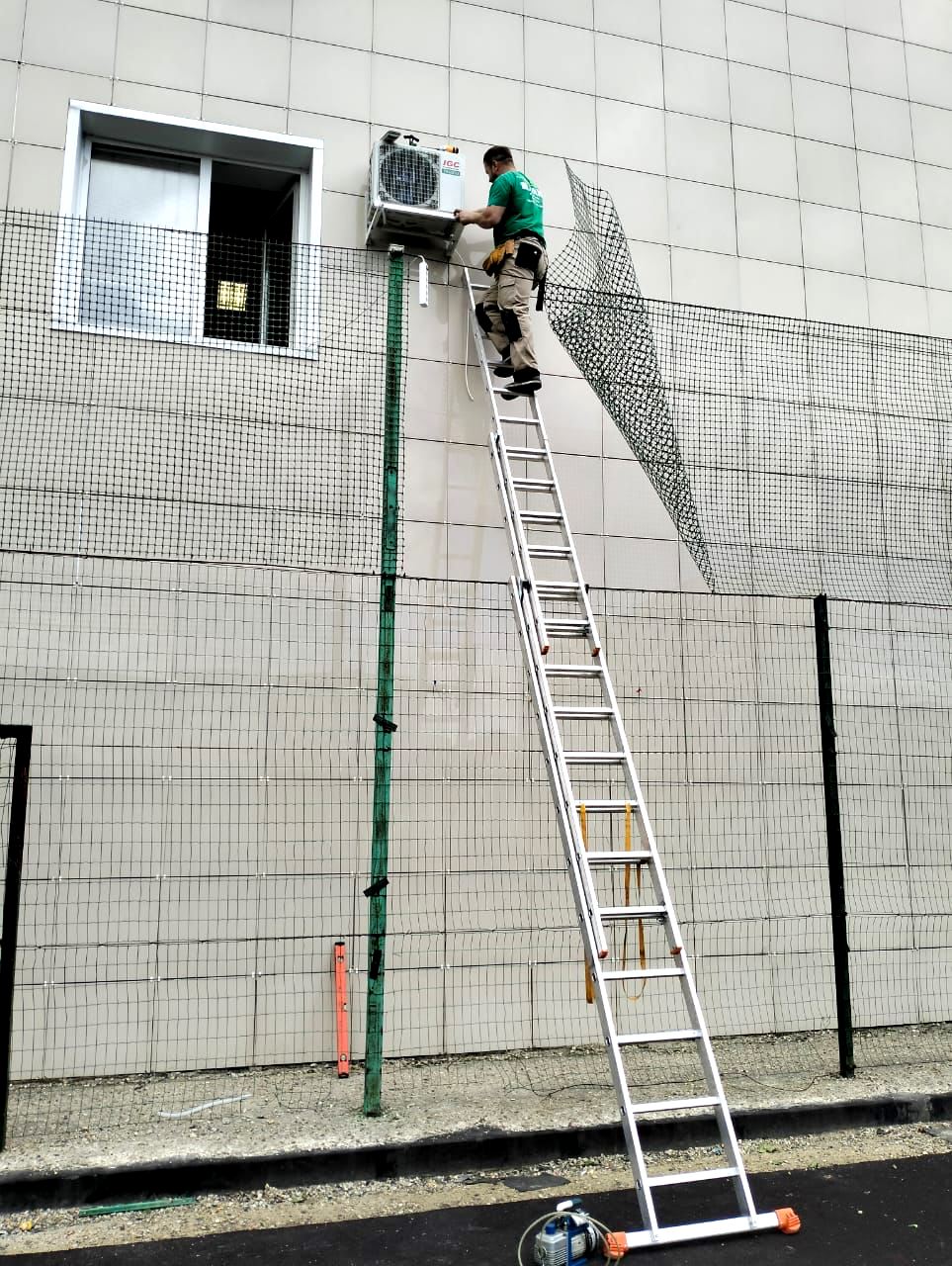 Установка кондиционеров в д. Любаново