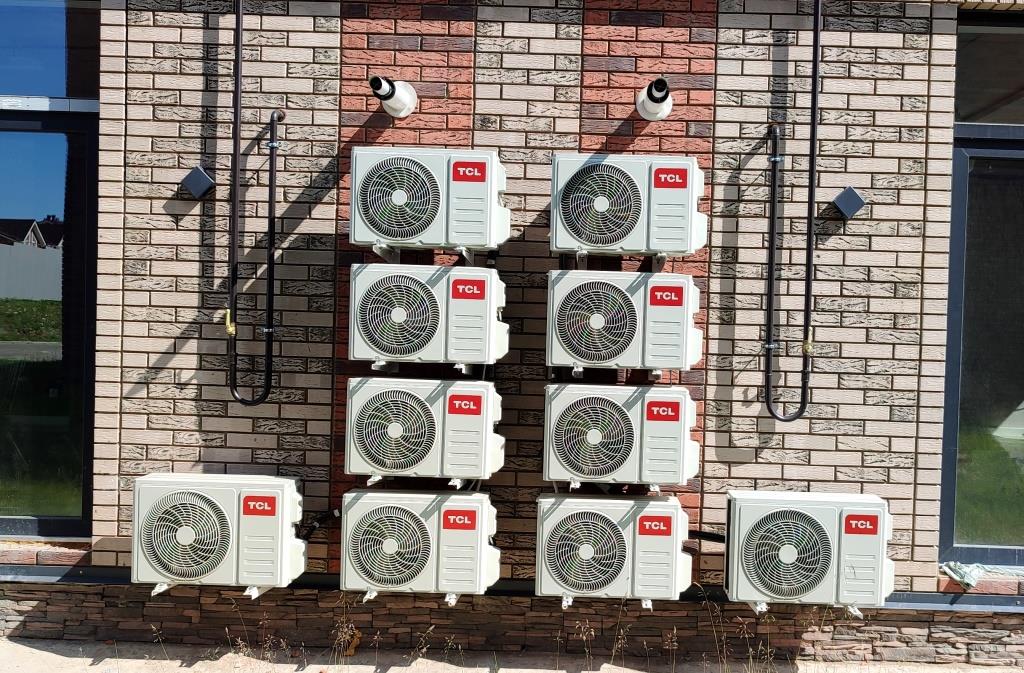 Установка кондиционеров в д. Могутово